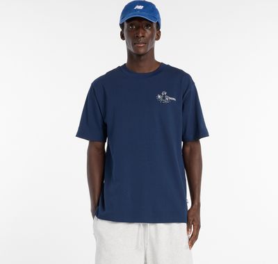 T-shirt męski sportowy New Balance ze sklepu: New Balance Poland w kategorii: T-shirty męskie - zdjęcie 08F3FC-30B-10813_3216907