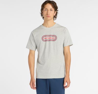 T-shirt męski wiosenny New Balance ze sklepu: New Balance Poland w kategorii: T-shirty męskie - zdjęcie 08F3FC-30B-10813_3217027