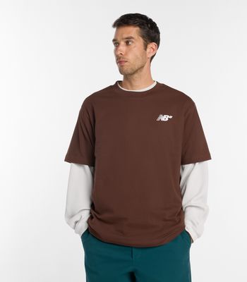 New Balance - T-shirt męski w sportowym stylu ze sklepu: New Balance Poland w kategorii: T-shirty męskie - zdjęcie 08F3FC-30B-10813_3217028