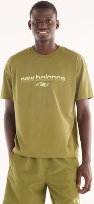 T-shirt męski w stylu młodzieżowym New Balance ze sklepu: New Balance Poland w kategorii: T-shirty męskie - zdjęcie 08F3FC-30B-10813_3217749