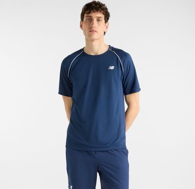 T-shirt męski sportowy na wiosnę New Balance ze sklepu: New Balance Poland w kategorii: T-shirty męskie - zdjęcie 08F3FC-30B-10813_3217779
