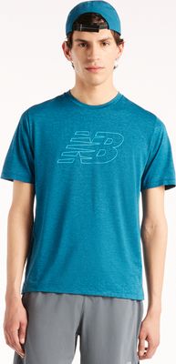 T-shirt męski sportowy na wiosnę New Balance ze sklepu: New Balance Poland w kategorii: T-shirty męskie - zdjęcie 08F3FC-30B-10813_3217955