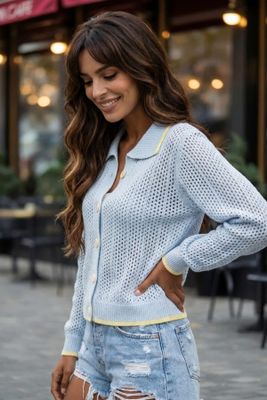 Sweter damski casual ze sklepu: STYLOWO w kategorii: Swetry damskie - zdjęcie 0DC0A2-EAA-13173_10105