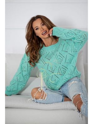Sweter damski casualowy ze sklepu: STYLOWO w kategorii: Swetry damskie - zdjęcie 0DC0A2-EAA-13173_4906