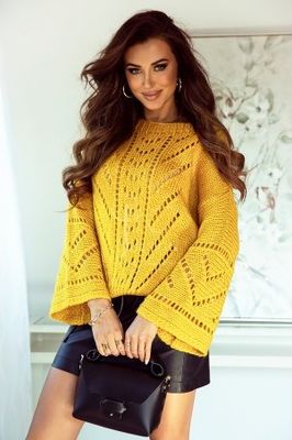 Sweter damski casual ze sklepu: STYLOWO w kategorii: Swetry damskie - zdjęcie 0DC0A2-EAA-13173_5959