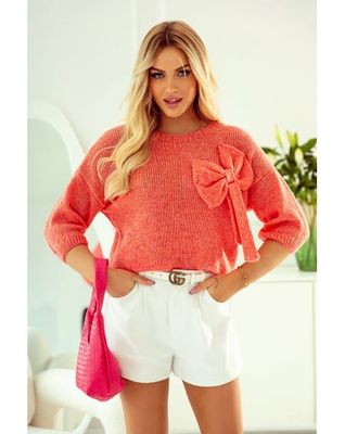 Sweter damski casual ze sklepu: STYLOWO w kategorii: Swetry damskie - zdjęcie 0DC0A2-EAA-13173_8277