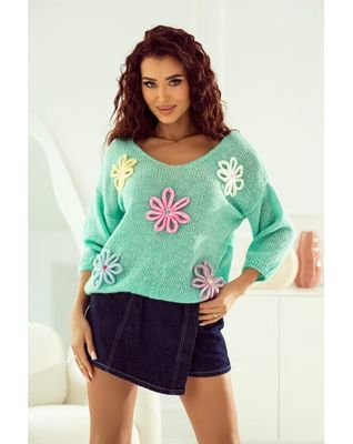 Sweter damski casualowy ze sklepu: STYLOWO w kategorii: Swetry damskie - zdjęcie 0DC0A2-EAA-13173_8374