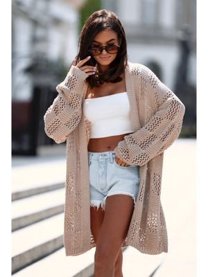 Sweter damski na wiosnę ze sklepu: STYLOWO w kategorii: Swetry damskie - zdjęcie 0DC0A2-EAA-13173_9220