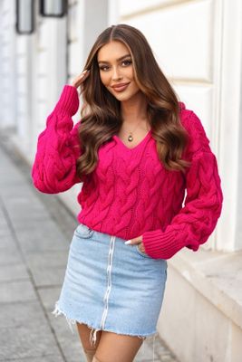 Sweter damski casualowy ze sklepu: STYLOWO w kategorii: Swetry damskie - zdjęcie 0DC0A2-EAA-13173_9575