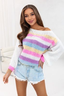 Sweter damski casualowy ze sklepu: STYLOWO w kategorii: Swetry damskie - zdjęcie 0DC0A2-EAA-13173_9703