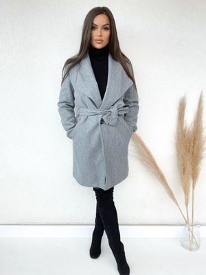 Płaszcz damski casual na jesień ze sklepu: STYLOWO w kategorii: Płaszcze damskie - zdjęcie 0DC0A2-EAA-13173_6106