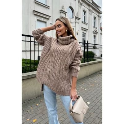 Sweter damski casual ze sklepu: STYLOWO w kategorii: Swetry damskie - zdjęcie 0DC0A2-EAA-13173_8050