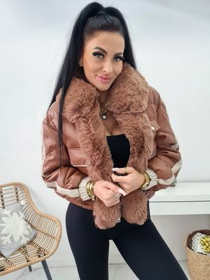 Kurtka damska casual jesienna ze sklepu: STYLOWO w kategorii: Kurtki damskie - zdjęcie 0DC0A2-EAA-13173_8100