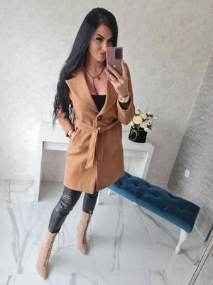 Płaszcz damski casual ze sklepu: STYLOWO w kategorii: Płaszcze damskie - zdjęcie 0DC0A2-EAA-13173_3625