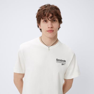 Reebok - T-shirt męski casualowy ze sklepu: 50style.pl w kategorii: T-shirty męskie - zdjęcie 110026D-FE4-6238_100076380