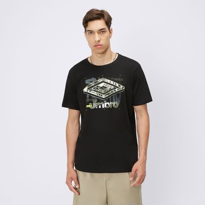 T-shirt męski na wiosnę Umbro ze sklepu: 50style.pl w kategorii: T-shirty męskie - zdjęcie 110026D-FE4-6238_UL124TSM06001