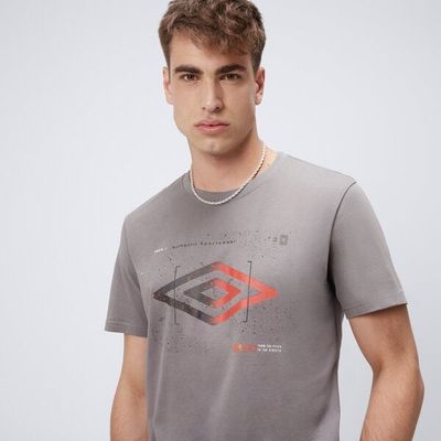 T-shirt męski wiosenny Umbro ze sklepu: 50style.pl w kategorii: T-shirty męskie - zdjęcie 110026D-FE4-6238_UL125TSM06002