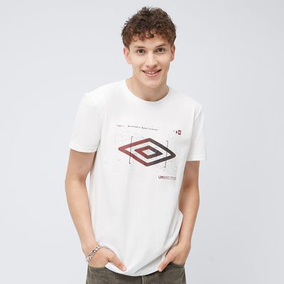 T-shirt męski młodzieżowy Umbro ze sklepu: 50style.pl w kategorii: T-shirty męskie - zdjęcie 110026D-FE4-6238_UL323TSM06001
