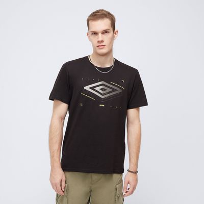 Umbro - T-shirt męski w stylu młodzieżowym ze sklepu: 50style.pl w kategorii: T-shirty męskie - zdjęcie 110026D-FE4-6238_UL324TSM10001