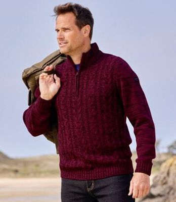Sweter męski na zimę Atlas For Men ze sklepu: Atlas For Men w kategorii: Swetry męskie - zdjęcie 15A918-39C-13902_10352784