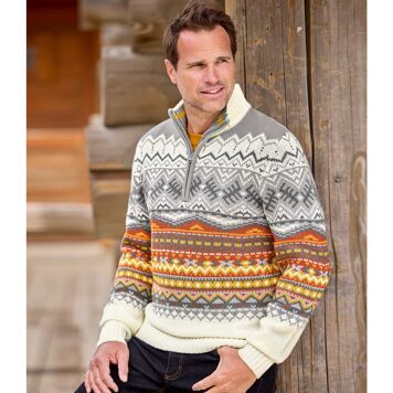 Sweter męski na zimę Atlas For Men ze sklepu: Atlas For Men w kategorii: Swetry męskie - zdjęcie 15A918-39C-13902_10398240