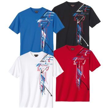 T-shirt męski letni Atlas For Men ze sklepu: Atlas For Men w kategorii: T-shirty męskie - zdjęcie 15A918-39C-13902_14519571