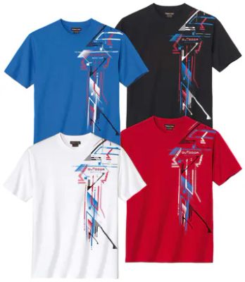 T-shirt męski w stylu młodzieżowym Atlas For Men ze sklepu: Atlas For Men w kategorii: T-shirty męskie - zdjęcie 15A918-39C-13902_14519571