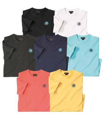 T-shirt męski na lato Atlas For Men ze sklepu: Atlas For Men w kategorii: T-shirty męskie - zdjęcie 15A918-39C-13902_15324485