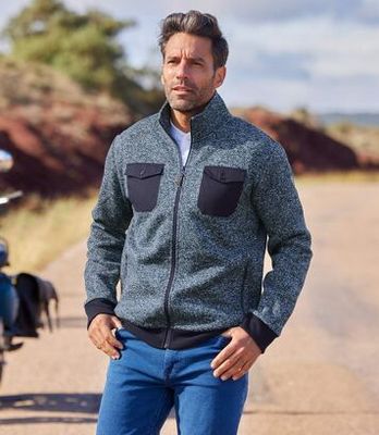 Atlas For Men - Bluza męska młodzieżowa ze sklepu: Atlas For Men w kategorii: Bluzy męskie - zdjęcie 15A918-39C-13902_15914021