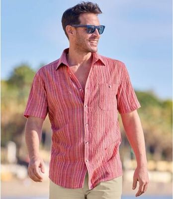 Koszula męska casual Atlas For Men ze sklepu: Atlas For Men w kategorii: Koszule męskie - zdjęcie 15A918-39C-13902_15914410