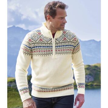 Sweter męski Atlas For Men ze sklepu: Atlas For Men w kategorii: Swetry męskie - zdjęcie 15A918-39C-13902_15969414