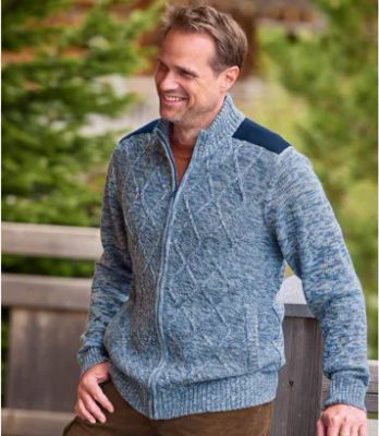 Sweter męski na zimę Atlas For Men ze sklepu: Atlas For Men w kategorii: Swetry męskie - zdjęcie 15A918-39C-13902_15969424