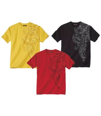 Atlas For Men - T-shirt męski na wiosnę ze sklepu: Atlas For Men w kategorii: T-shirty męskie - zdjęcie 15A918-39C-13902_16302134