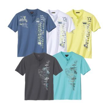 T-shirt męski Atlas For Men ze sklepu: Atlas For Men w kategorii: T-shirty męskie - zdjęcie 15A918-39C-13902_16302326