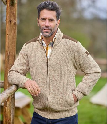 Sweter męski casual Atlas For Men ze sklepu: Atlas For Men w kategorii: Swetry męskie - zdjęcie 15A918-39C-13902_16302339