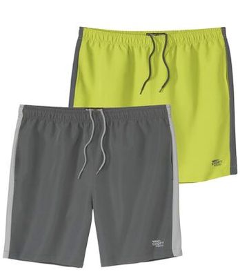 Atlas For Men - Spodenki męskie letnie w sportowym stylu ze sklepu: Atlas For Men w kategorii: Spodenki męskie - zdjęcie 15A918-39C-13902_16303161