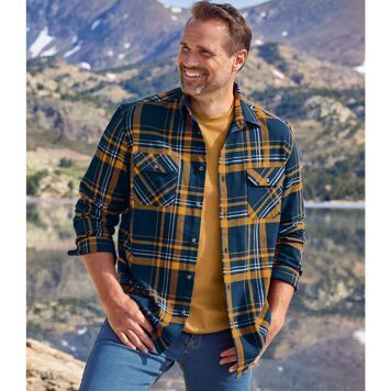 Koszula męska casual Atlas For Men ze sklepu: Atlas For Men w kategorii: Koszule męskie - zdjęcie 15A918-39C-13902_16353510