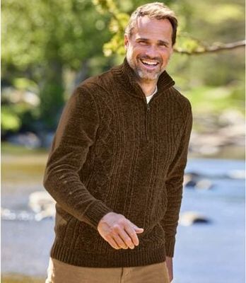 Atlas For Men - Sweter męski na zimę casualowy ze sklepu: Atlas For Men w kategorii: Swetry męskie - zdjęcie 15A918-39C-13902_16353520
