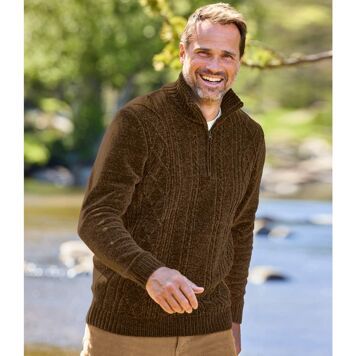 Atlas For Men - Sweter męski na zimę casualowy ze sklepu: Atlas For Men w kategorii: Swetry męskie - zdjęcie 15A918-39C-13902_16353520