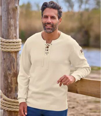 Sweter męski casualowy na zimę Atlas For Men ze sklepu: Atlas For Men w kategorii: Swetry męskie - zdjęcie 15A918-39C-13902_16465814
