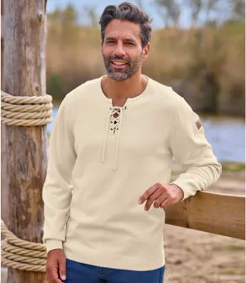 Sweter męski casualowy na zimę Atlas For Men ze sklepu: Atlas For Men w kategorii: Swetry męskie - zdjęcie 15A918-39C-13902_16465814