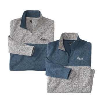 Bluza męska jesienna Atlas For Men ze sklepu: Atlas For Men w kategorii: Bluzy męskie - zdjęcie 15A918-39C-13902_16482909