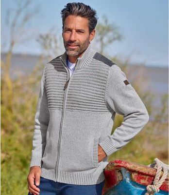Sweter męski casual Atlas For Men ze sklepu: Atlas For Men w kategorii: Swetry męskie - zdjęcie 15A918-39C-13902_16551501