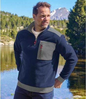 Bluza męska na jesień Atlas For Men ze sklepu: Atlas For Men w kategorii: Bluzy męskie - zdjęcie 15A918-39C-13902_16551510
