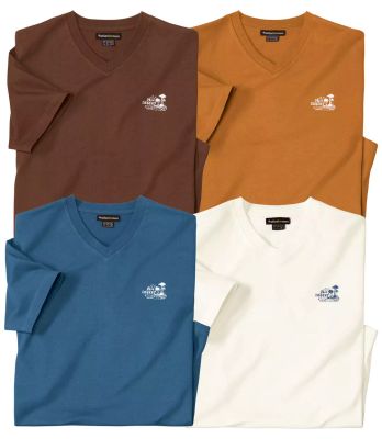T-shirt męski na wiosnę Atlas For Men ze sklepu: Atlas For Men w kategorii: T-shirty męskie - zdjęcie 15A918-39C-13902_16551590