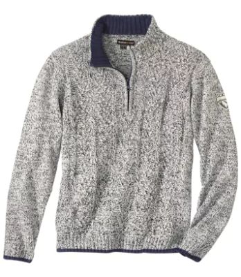 Sweter męski Atlas For Men ze sklepu: Atlas For Men w kategorii: Swetry męskie - zdjęcie 15A918-39C-13902_16557615