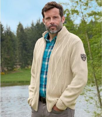 Sweter męski casual Atlas For Men ze sklepu: Atlas For Men w kategorii: Swetry męskie - zdjęcie 15A918-39C-13902_16726144