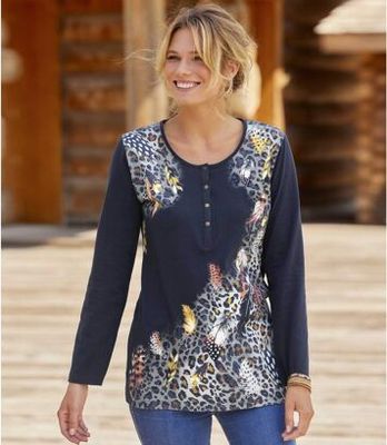 Bluzka damska casualowa Atlas For Men ze sklepu: Atlas For Men w kategorii: Bluzki damskie - zdjęcie 15A918-39C-13902_16726405