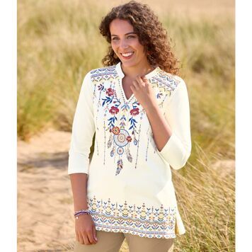 Atlas For Men - Bluzka damska boho ze sklepu: Atlas For Men w kategorii: Bluzki damskie - zdjęcie 15A918-39C-13902_16726489