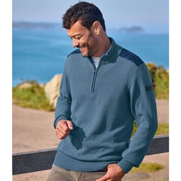 Sweter męski casual Atlas For Men ze sklepu: Atlas For Men w kategorii: Swetry męskie - zdjęcie 15A918-39C-13902_16726545